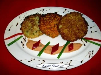 Dreierlei Reibekuchen  an Cocktailsoße einfach & lecker - Rezept