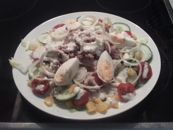Sommersalat mit Tunfisch - Rezept