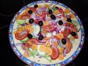 Kunterbunter Salatteller - Rezept