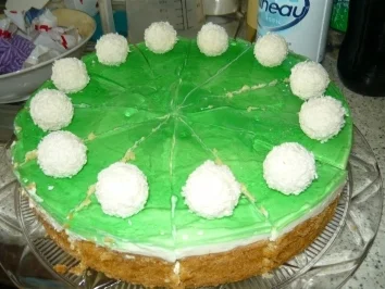 Waldmeister-Kokos Torte - Rezept