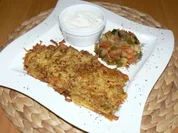 ital. Kartoffelpuffer mit Gemüsetartar - Rezept