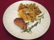 Rotbarbe mit Cappelini und Vongole - Rezept