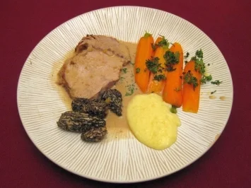 Kalbsrücken mit Morcheln - Rezept