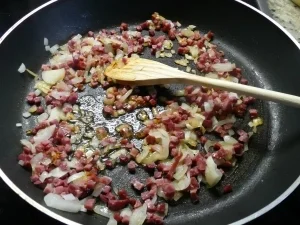 Rezept: Pfannkuchen mit Bohnen Bild Nr. 4 Pfannkuchen mit Bohnen - Rezept - Bild Nr. 4