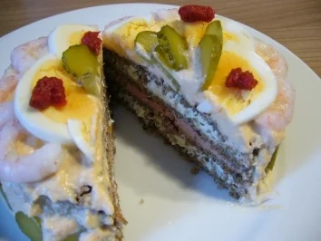 Smörgastarta für den Single-Haushalt - Rezept - Bild Nr. 2