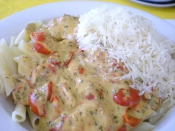 DIPS/SAUCEN: Emis pikante Spezialsauce für Pasta - Rezept - Bild Nr. 3