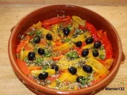 Röstpaprika-Salat - Rezept