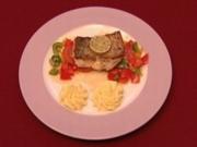 Red Snapper auf Paprika-Ingwer-Gemüse mit Kartoffelpüree (Michael Müller) - Rezept