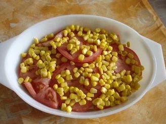 Rezept: Bandnudelauflauf mit Zucchini u. Tomate Bild Nr. 4 Bandnudelauflauf mit Zucchini u. Tomate - Rezept - Bild Nr. 4