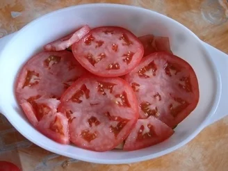 Rezept: Bandnudelauflauf mit Zucchini u. Tomate Bild Nr. 3 Bandnudelauflauf mit Zucchini u. Tomate - Rezept - Bild Nr. 3