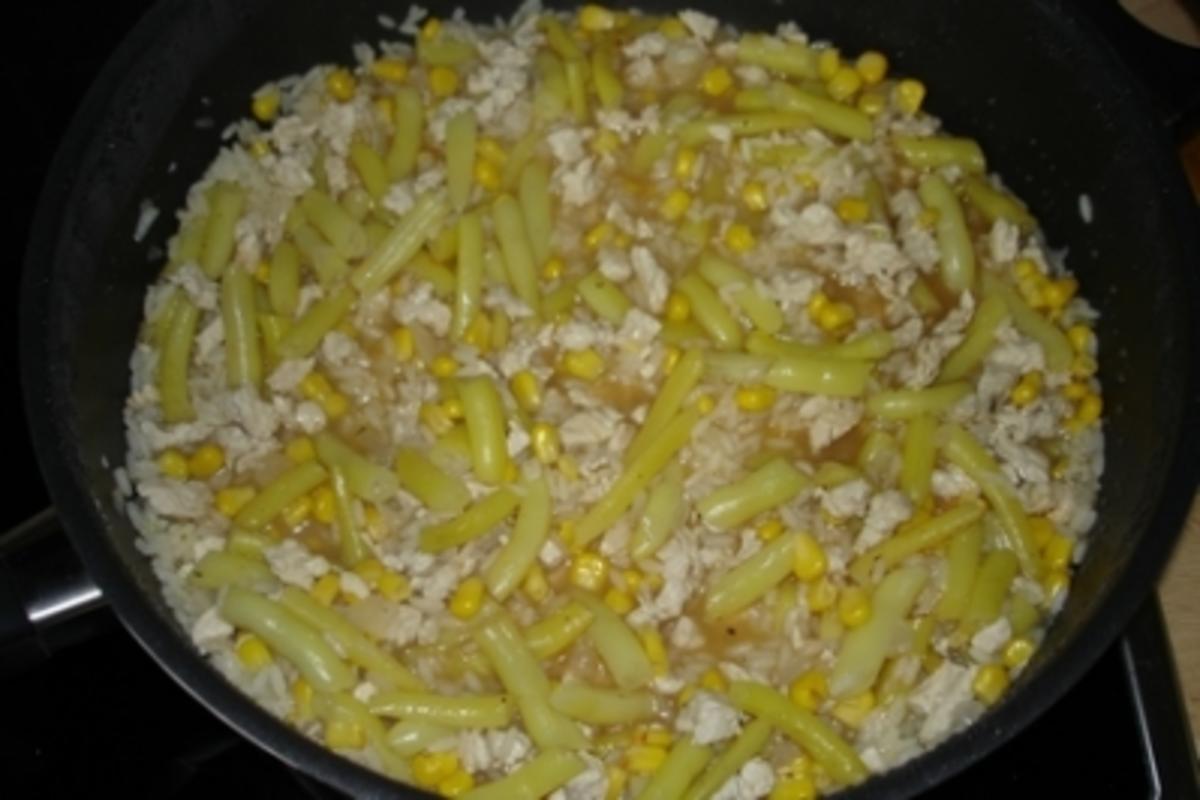 Reispfanne mit Bohnen und Mais - Rezept - Bild Nr. 2