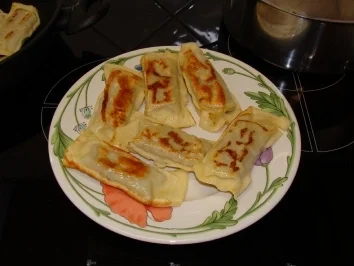 Rezept: Scharfe Maultaschen auf Château Linsen Bild Nr. 2 Scharfe Maultaschen auf Château Linsen - Rezept - Bild Nr. 2