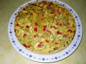 Rezept: Picknick-Quiche oder Gemüsekuchen Picknick-Quiche oder Gemüsekuchen - Rezept