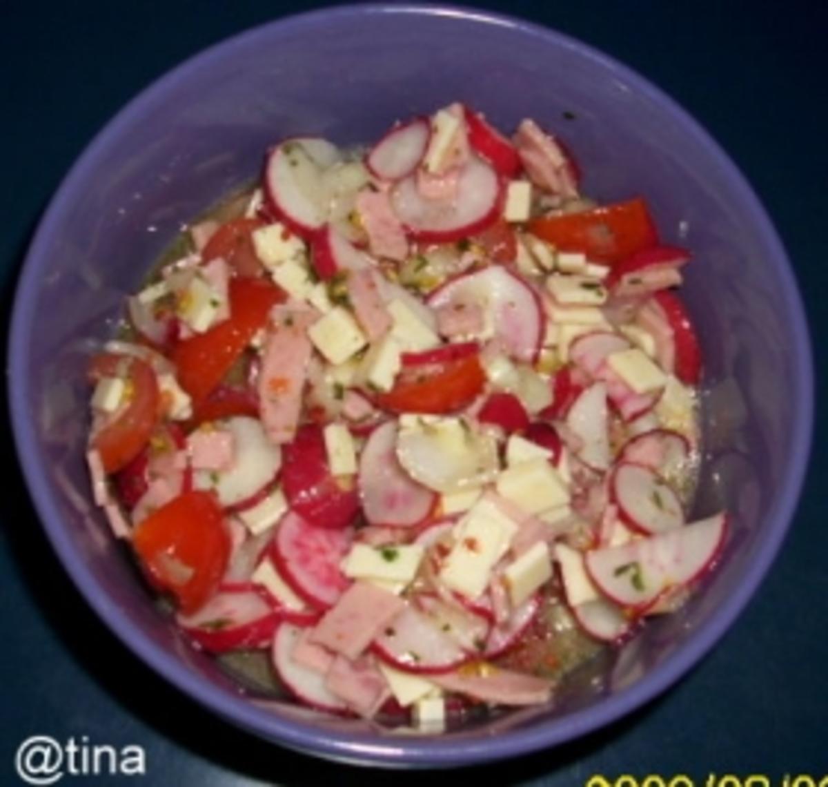 Radieschen - Tomatensalat - Rezept