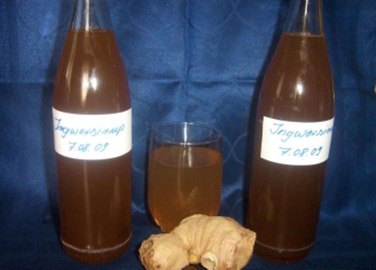 Ingwersirup - Rezept