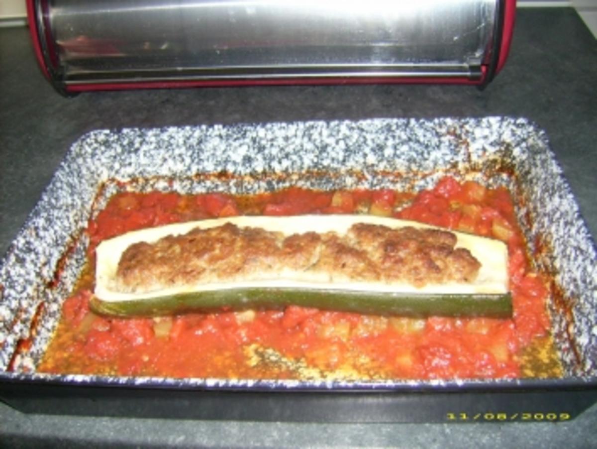 Bilder für gefüllte Zuchini - Rezept