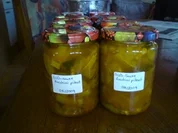 Eingemachte Zucchini süß-sauer - Rezept