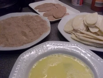 Rezept: Panierte Kartoffelscheiben Bild Nr. 3 Panierte Kartoffelscheiben - Rezept - Bild Nr. 3