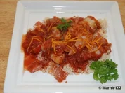 Seeteufel mit Rotwein-Sternanis Soße - Rezept