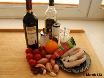 Seeteufel mit Rotwein-Sternanis Soße - Rezept - Bild Nr. 2