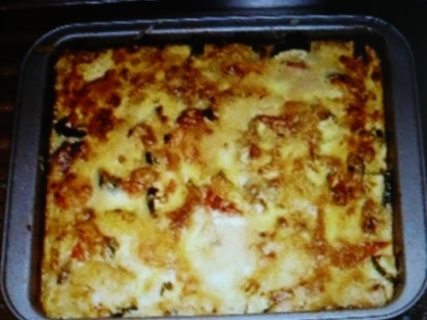 Gemüseauflauf mit Hähnchenbruststreifen - einfach - von rollimops
