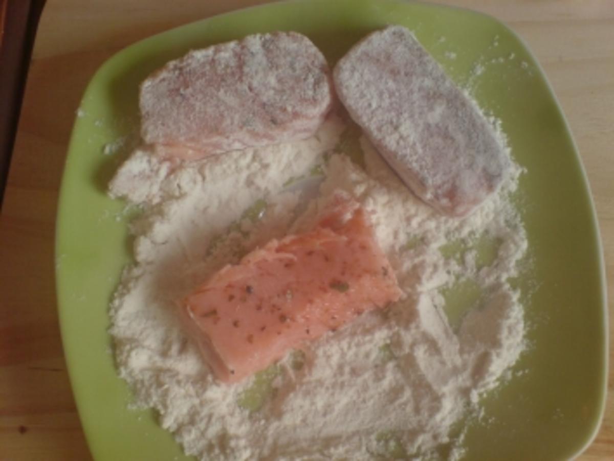 Reispfanne mit Lachs, Tomate und Lauch - Rezept - Bild Nr. 4