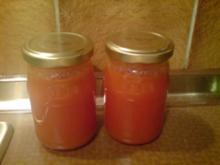 Marmelade "Wassermelone-Nektarine" - Rezept