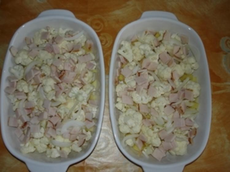 Blumenkohl Kartoffel Auflauf, mal anders - einfach - 183 kcal/100g