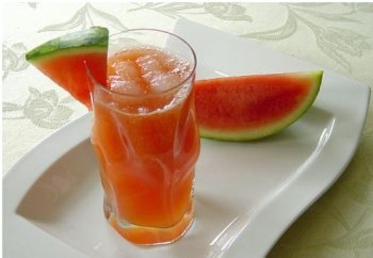 Wassermelonen - Getränk - Rezept - Bild Nr. 2