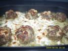 Hackbällchen auf Kartoffel - Weißkohl - Bett - Rezept