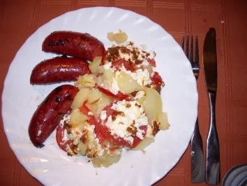 Vegetarisch: Kartoffel-Tomaten-Gratin - Rezept