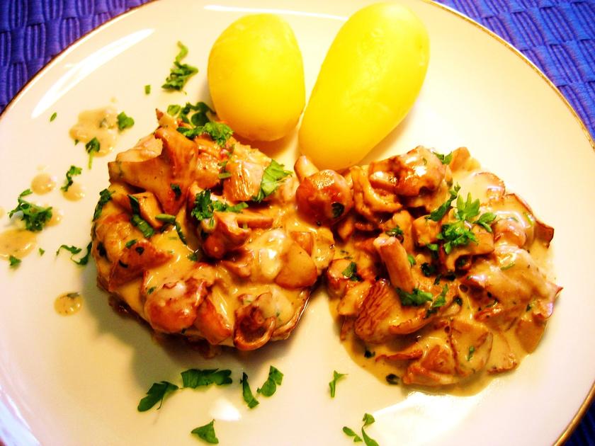 Lendchen mit Pfifferlingen - Rezept mit Bild - kochbar.de