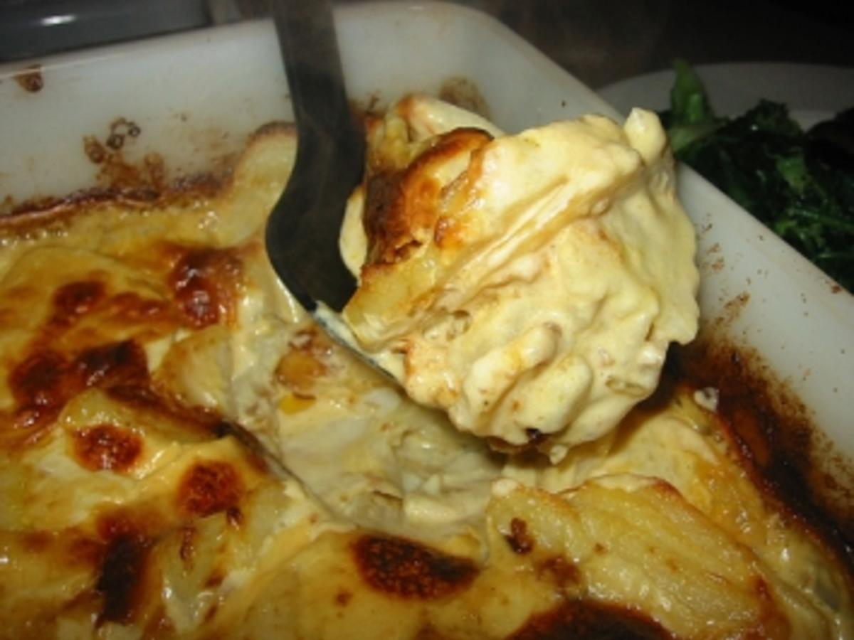 Cremige Knoblauch Kartoffeln - Rezept mit Bild - kochbar.de