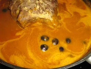 Rinderschmorbraten mit fruchtiger Rotweinsoße - Rezept - Bild Nr. 9