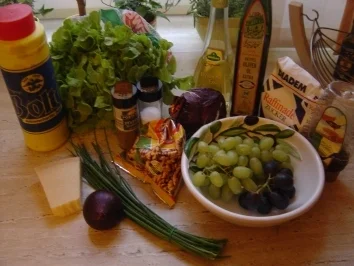 Gebratene Steinpilze an zweierlei Salat - Rezept - Bild Nr. 2