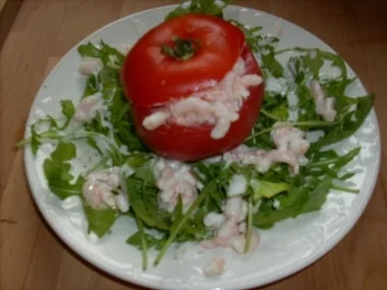 Rezept: Gefüllte Tomate m Shrimps Bild Nr. 2 Gefüllte Tomate m Shrimps - Rezept - Bild Nr. 2