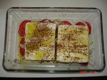 Feta aus dem Ofen - Rezept