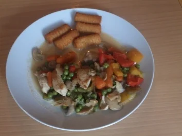 Rezept: Geschnetzeltes Kunterbunt Geschnetzeltes Kunterbunt - Rezept