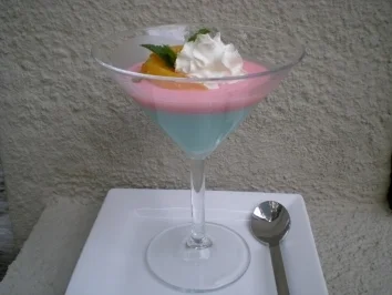 Desserttraum in blau - Rezept