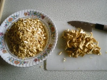 Puten Röllchen mit Pfifferlingen an Pilz Spaghetti Nest - Rezept - Bild Nr. 2