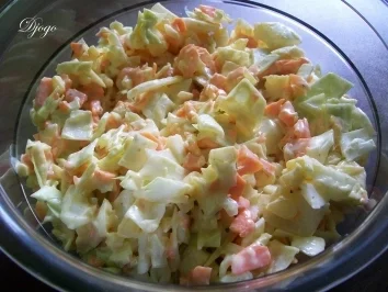 Kohlsalat, pikant - Rezept