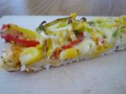 Gemüseecken mit Käsesauce - Rezept