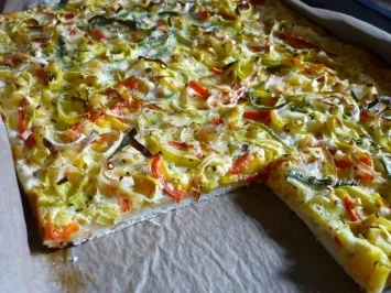 Gemüseecken mit Käsesauce - Rezept - Bild Nr. 2