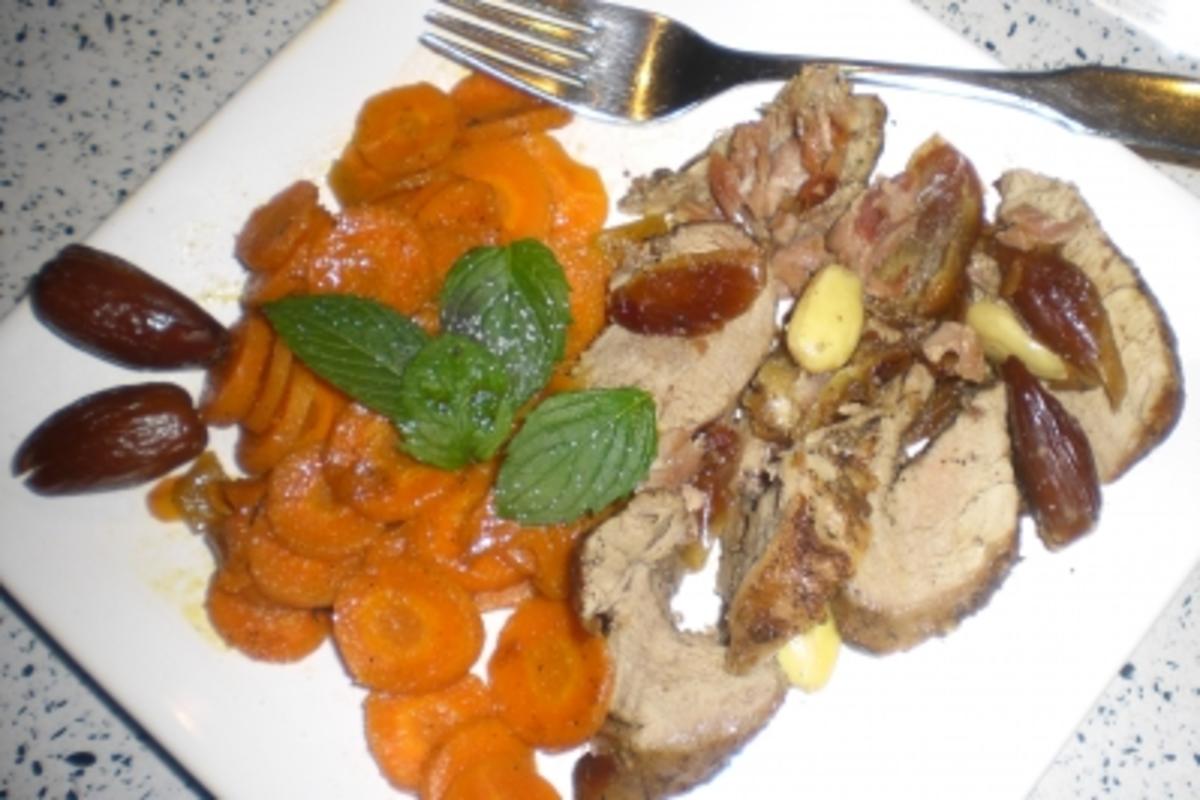 Bilder für Schweinefilet mit Dattelfüllung - Rezept