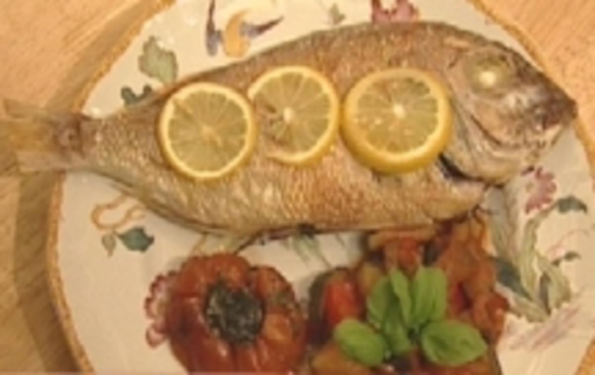 Gegrillte Dorade mit Ratatouille - Rezept - kochbar.de