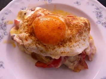 Schnitzel "mit ganz viel drauf" - Rezept