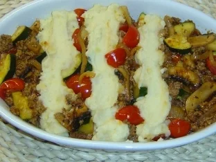 Rezept: Hackfleischauflauf mit Pürree Bild Nr. 3 Hackfleischauflauf mit Pürree - Rezept - Bild Nr. 3