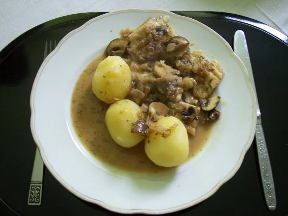 Rezept: Schellfisch mit Champignons Bild Nr. 3 Schellfisch mit Champignons - Rezept - Bild Nr. 3