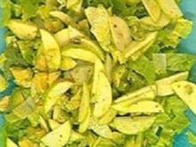 Salat mit grünem Apfel - Rezept