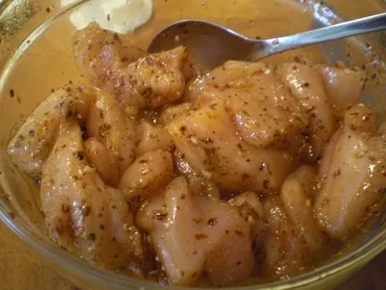 Bunte Putenspieße - Rezept